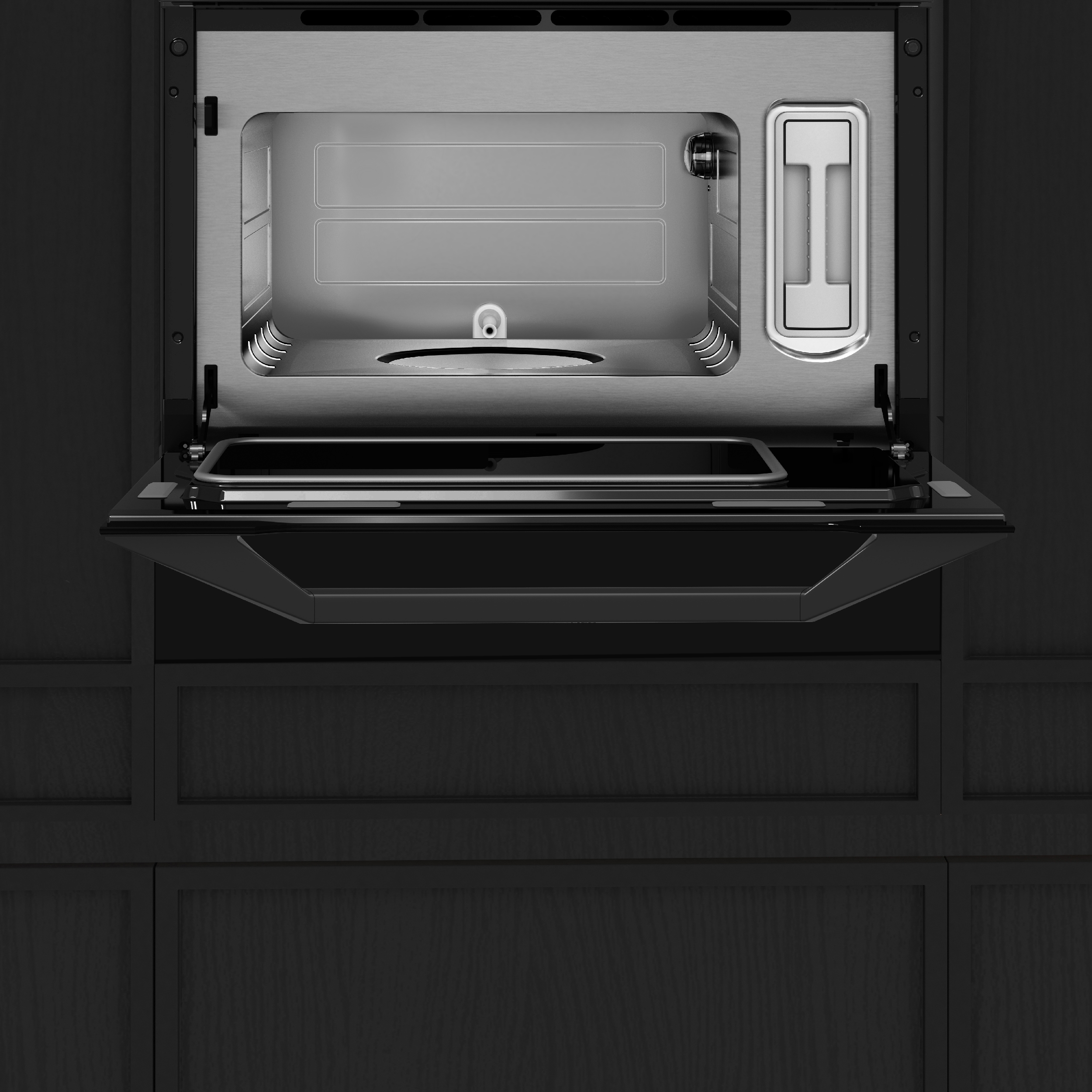 Kompaktní trouba De Dietrich DKV4530B výška jen 45 cm