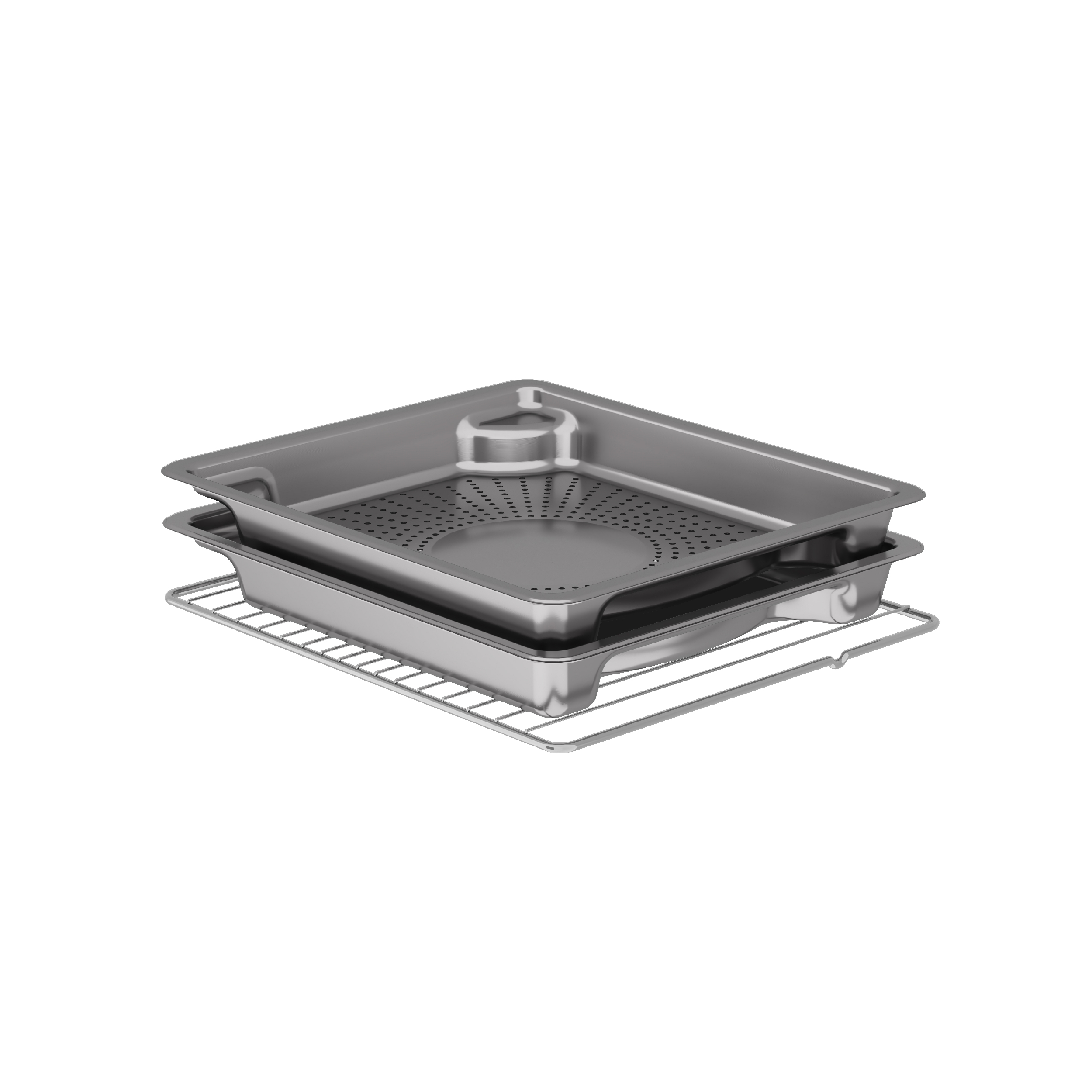 Příslušenství trouby De Dietrich DKV4530B rošt, nerezový plech