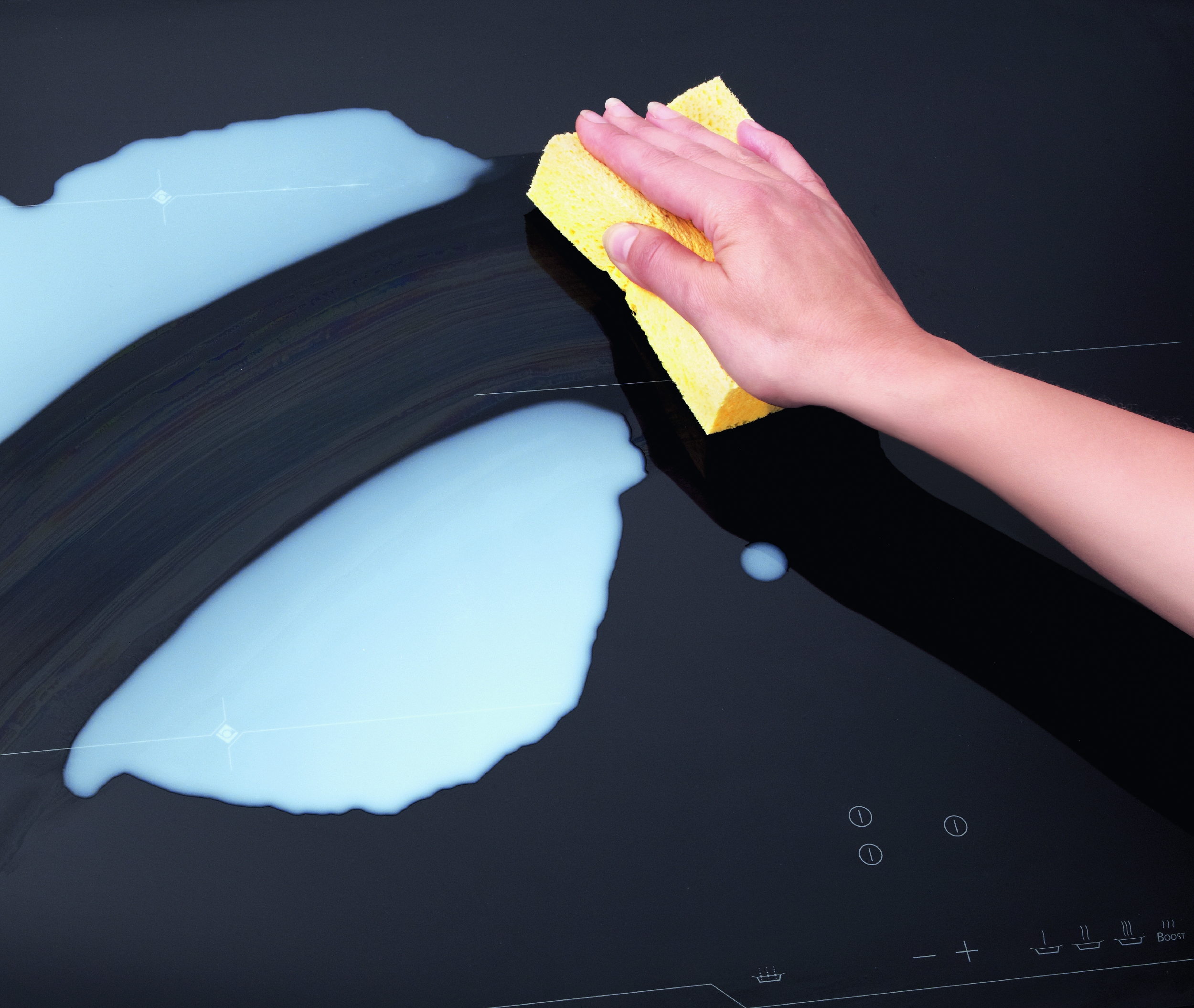 Funkce Clean lock varné desky De Dietrich DPI4432B